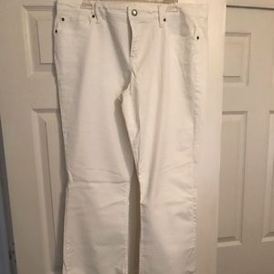 New Gap white jeans